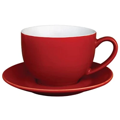 Abbildung von Olympia gk076 Café Cappuccino Cup, 340 ml, 12 oz, rot (12 Stück)