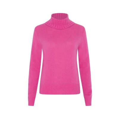 Abbildung von Style Republic Rollkragen Regular Strickpullover, Damen, Größe: 36, Fuchsia