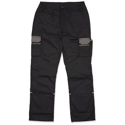 Abbildung von ORN Workwear 2580 Silverswift zweifarbige Kampfhose, Schwarz/Graphit, 30T