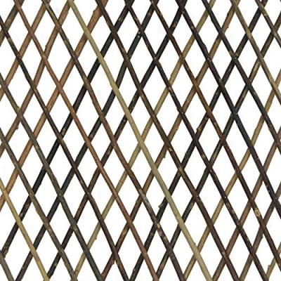 Abbildung von Frank Flechtwaren Spalier Rankgitter variabel 120 x 80 cm Naturweidengeflecht Rankhilfe Pflanze, 1 St.