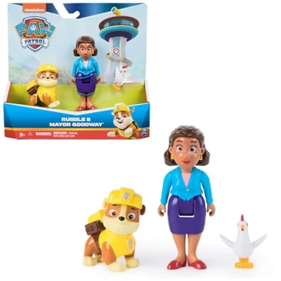Abbildung von Paw Patrol Hero Pup Set Mayor Goodway und Rubble