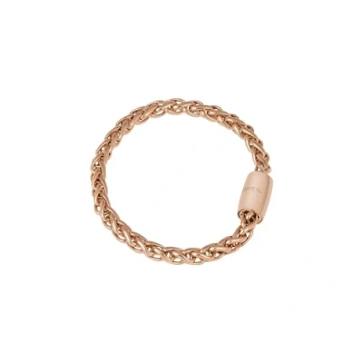 Abbildung von BREIL Damenarmband Element Small Wave aus der Kollektion MAGNETICA SYSTEM TJ2932 Damenschmuck, Armband ist veränderbar und mit anderen Stücken kombinierbar Stahl/Roségold, 19 cm