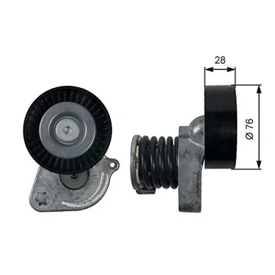 Abbildung von GATES T39207 Spannrolle FleetRunner Micro V Stretch Fit MERCEDES BENZ: C Klasse Limousine, T modell, Sprinter 3.5 Kastenwagen