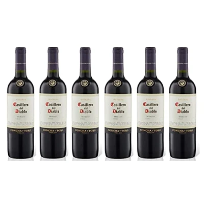 Abbildung von 6x 0,75l Casillero del Diablo Merlot Valle Rapel D.O. Chile Rotwein trocken