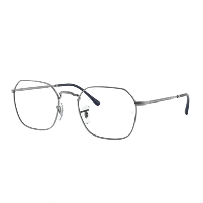 Abbildung von Ray Ban Unisex RX3694V JIM 2502 Rahmen von BRILLEN Metall Grau Transparent Geometrisch Normal