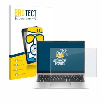 Abbildung von BROTECT Entspiegelungs Schutzglas für HP EliteBook 830 G11 Schutzfolie Panzer Folie Glas Matt [Extrem Kratzfest 9H, Anti Reflex, Fingerprint]