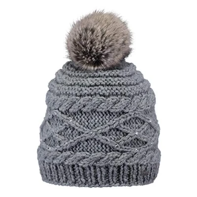 Abbildung von Barts Damen Claire Beanie Baskenmütze, Grau (Heather Grey 0002), Einheitsgröße