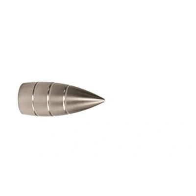 Abbildung von iso design Edelstahl Endstück Spitze Patrone für 12 mm Gardinenstangen Set 2