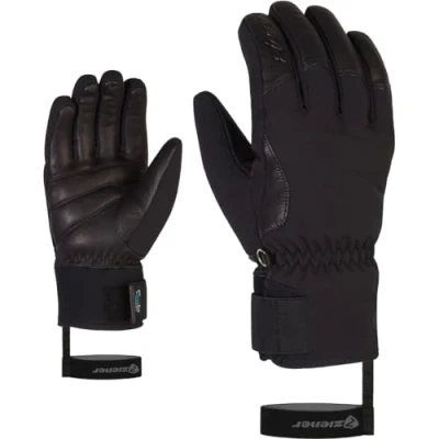 Abbildung von Ziener Damen Kale Ski Handschuhe/Wintersport wasserdicht extra warm Wolle, black, 6