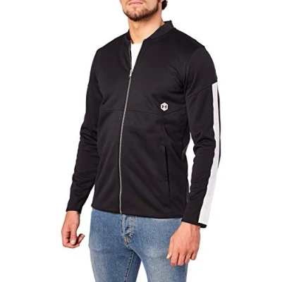 Abbildung von Under Armour Herren Oberteil Athlete Recovery Knit Warm Up Top, Schwarz, MD, 1344135 001