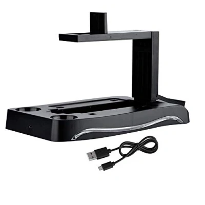 Abbildung von Multifunktionsunterstützung für PS4 VR Controller Ladestation Dockständer Ladegerät Dockstation Halterung