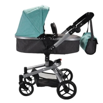 Abbildung von Classic Angel 2in1 Minz Puppenwagen Bandits and Angels