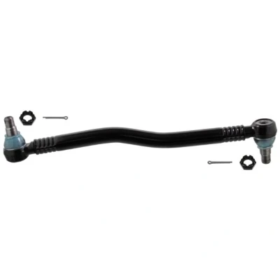 Abbildung von FEBI BILSTEIN 44792 Lenkstange Vorderachse, vom 1. Lenkzwischenhebel zum 2. mit Kronenmutter und Splint