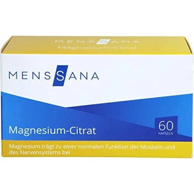 Abbildung von Magnesiumcitrat Menssana Kapseln 60 St