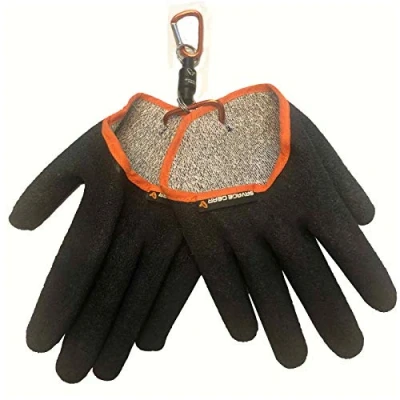 Abbildung von Savage Gear Angelhandschuhe Aqua Guard Gloves Black M, L, XL wasserdichter Angler Landehandschuh