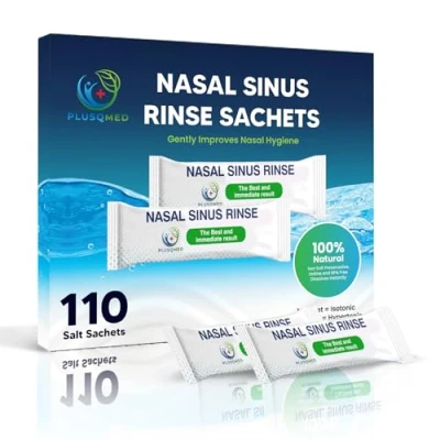 Abbildung von 110 Packungen Pot Salz, Nasenspülsalz, Nasenspülsalz.