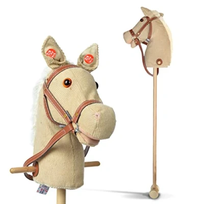 Abbildung von Pink Papaya Steckenpferd Steckenpferd, Hobby Horse mit Sounds, inkl. Halfter, Rollen