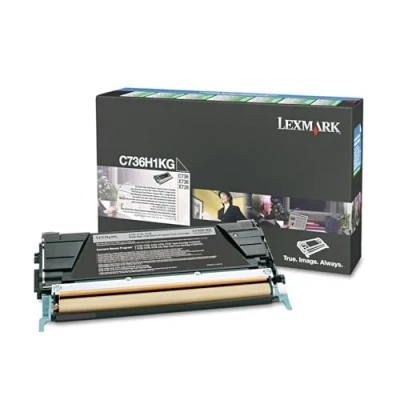 Abbildung von Lexmark C736H1KG Schwarz Toner Hohe Kapazität