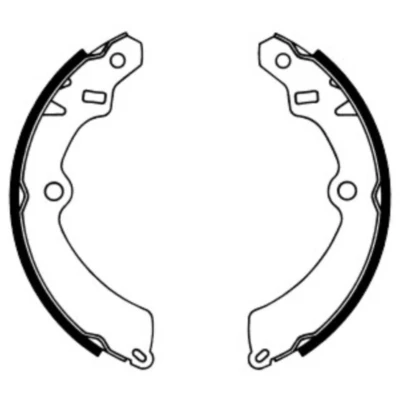 Abbildung von SAKURA 602 80 7030 Bremsbacken Hinterachse SUZUKI: Vitara I SUV Cabrio,