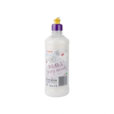 Abbildung von TUBAN PVA Kleber für Slime 500 ml Papier und Karton Ideal zum Spielen Sicher Decoupage DIY Scrapbooking Bastelarbeiten Weiß