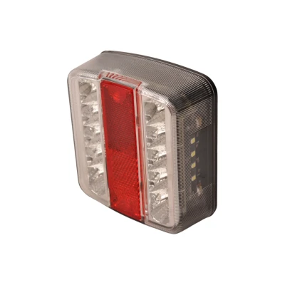 Abbildung von Rückleuchte 4 Funktionen 105x98x35 mm LED Steckeranschluss Aanhangwagendirect Anhängershop