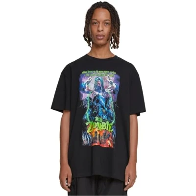 Abbildung von Upscale by Mister Tee X ROB Zombie Heavy Overize Tshirt print, Herren, Größe: Small, Black