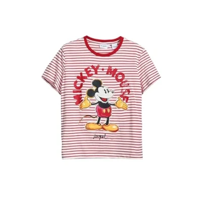 Abbildung von Desigual Mickey MOUSE Tshirt print, Damen, Größe: Large, Red
