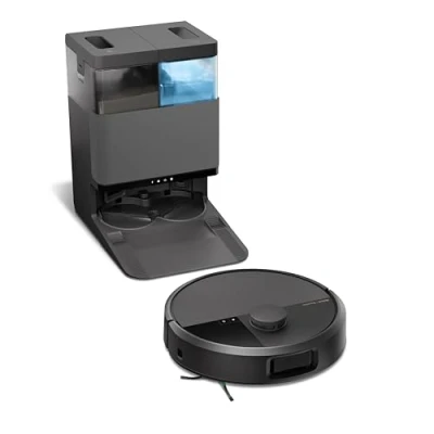 Abbildung von iRobot Roomba Plus 505 Combo Robot + AutoWash Dock Saugroboter mit Wischfunktion Multifunktinales Clearview Pro LiDAR 7000Pa DualClean Wischpads PerfectEdge SmartScrub Schwarz