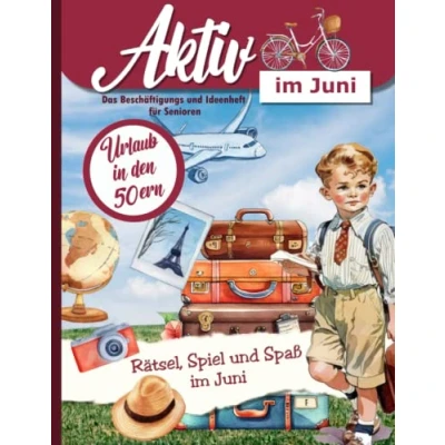 Abbildung von Aktiv im Juni: Ein Ideen und Beschäftigungsheft für die Seniorenbetreuung, Alltagsbegleiter oder zu Hause: Rätsel, Lieder, Gedächtnistraining, ... Spiel, Spaß Rätsel das ganze Jahr.)