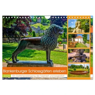 Abbildung von Blankenburger Schlossgärten erleben (Wandkalender 2025 DIN A4 quer), CALVENDO Monatskalender