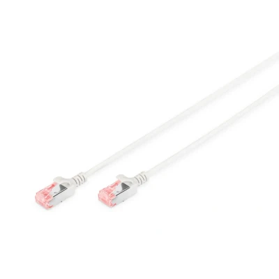 Abbildung von DIGITUS LAN Kabel Cat 6 7m Slim RJ45 Netzwerkkabel U/FTP Geschirmt Kompatibel zu 6A Grau