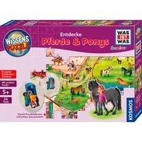 Abbildung von Kosmos Puzzle WAS IST Junior, Entdecke Pferde &amp; Ponys, 54 Puzzleteile, Made in Germany