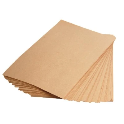 Abbildung von Clairefontaine 396004C Packung mit 100 Blatt Kraftpapier (90g, DIN A4, 21 x 29,7 cm, ideal für Kunstprojekte und zum Einpacken) braun