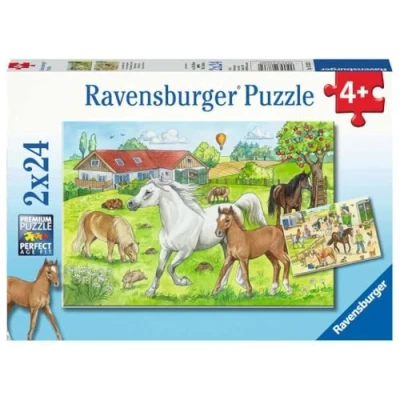 Abbildung von Ravensburger Puzzle Kinderpuzzle 07833 Auf dem Pferdehof für Ki..., Puzzleteile