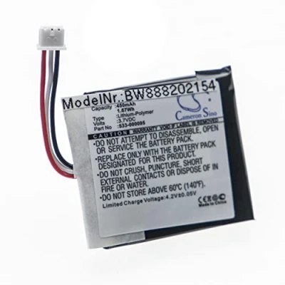 Abbildung von vhbw Akku kompatibel mit Logitech H820e Wireless Headset Kopfhörer (450mAh, 3,7V, Li Polymer)