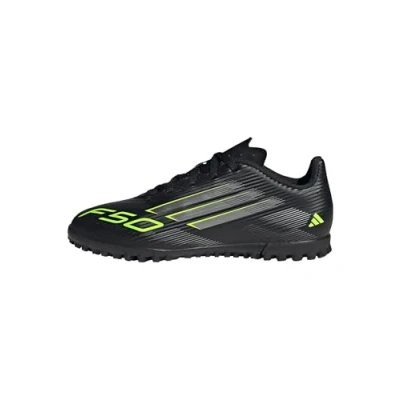 Abbildung von adidas Unisex Kinder F50 Club Turf Football Boots Kids Fußballschuhe, core Black/Iron met./Lucid Lemon