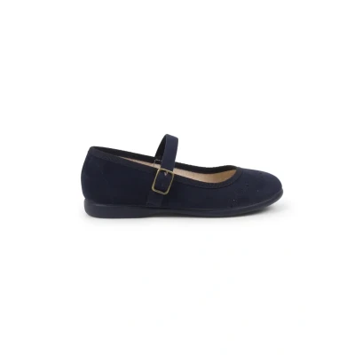 Abbildung von Pisamonas Mercedita Riemchenballerina für Kinder, Größe: 31, Azul marino Schuhe
