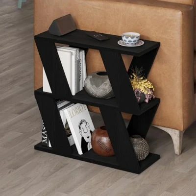 Abbildung von Decortie Beistelltisch Lazena, Modern Beistelltisch, Seite Ende Couchtisch, 60 x 21,2 55,4 cm