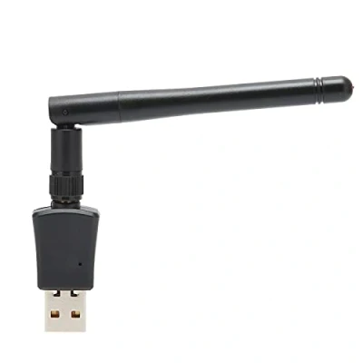 Abbildung von VBESTLIFE 600M Wireless USB 2.0 WiFi Adapter Empfänger Netzwerkkarte 2.4G 5G Dual Band mit Antenne für Windows XP / 7/8, Linux, OS X