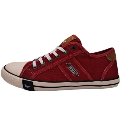 Abbildung von Mustang Shoes Sneaker mit Markenlabel, Freizeitschuh, Halbschuh, Schnürschuh