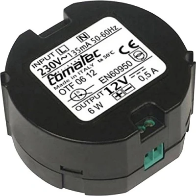 Abbildung von Comatec AC/DC Einbaunetzteil OTF/06.12RA 12 V/DC 0.5 A 6 W