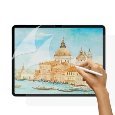 Abbildung von [2 Stück] Like Matt Papier Folie für iPad Air 13&quot; M2 2024 (A2898/A2899/A2900), [Blendfreiem] PET Gefühl schutzfolie zum Zeichnen, Schreiben, Skizzieren