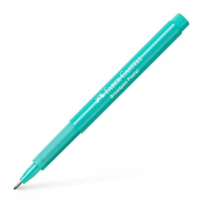 Abbildung von FABER CASTELL 155457 Faserschreiber Broadpen 1554, pastell türkis, 1 Stück, pastelltürkis