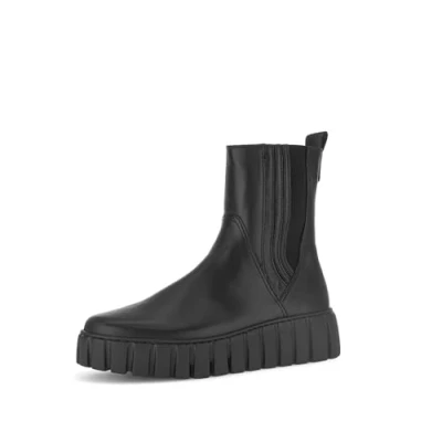 Abbildung von Gabor Comfort Plateaustiefelette, Damen, Größe: 37, Schwarz Schuhe