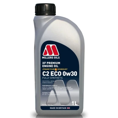 Abbildung von Millers Oils Xf Premium C2 ECO 0W 30 1l Motoröl 8045 1 FORD: FOCUS 3 Turnier, FIESTA 6, 3, HYUNDAI: Tucson, ix35, i30 I Schrägheck