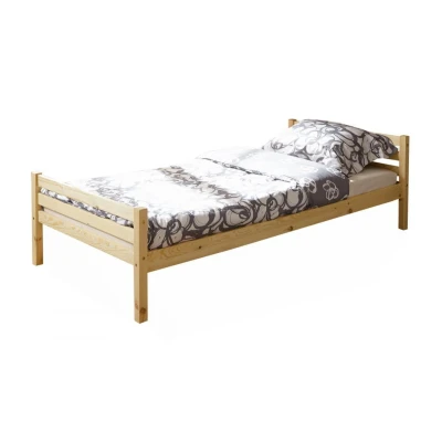 Abbildung von Einzelbett &quot;Nadine&quot; Kiefer massiv natur 90x200
