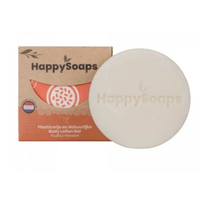 Abbildung von HappySoaps Fruitfull Passion Body Lotion Bar 70g