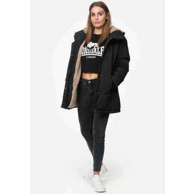 Abbildung von Lonsdale MIT Kapuze TONG Wintermantel, Damen, Größe: XS, Black