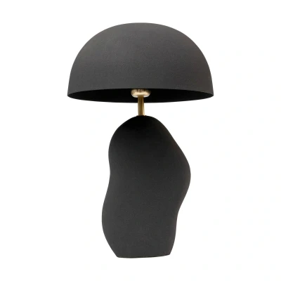 Abbildung von Kare Design, Tischlampe Nube Schwarz, Metall, Skandinavisch, Moderne Tischleuchte, Schreibtischlampe, Büro, Wohnzimmer, Schlafzimmer, Office, keine Leuchtmittel inklusive, 48x30x30 (HxBxT)