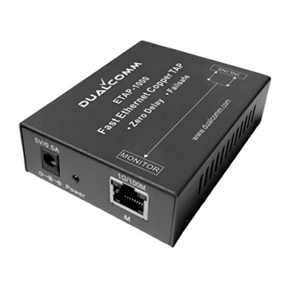 Abbildung von Dualcomm ETAP 1000 Zero Delay Fast Ethernet Network TAP